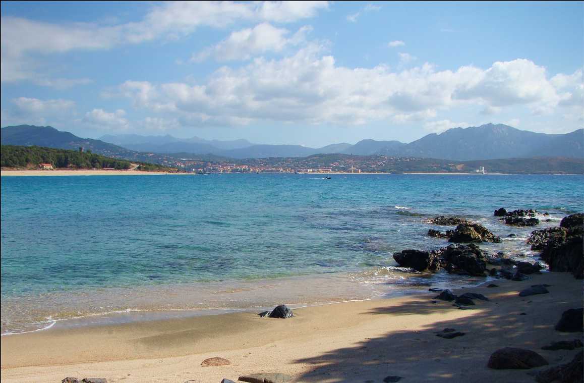 Vue depuis la plage a 400 m du gite