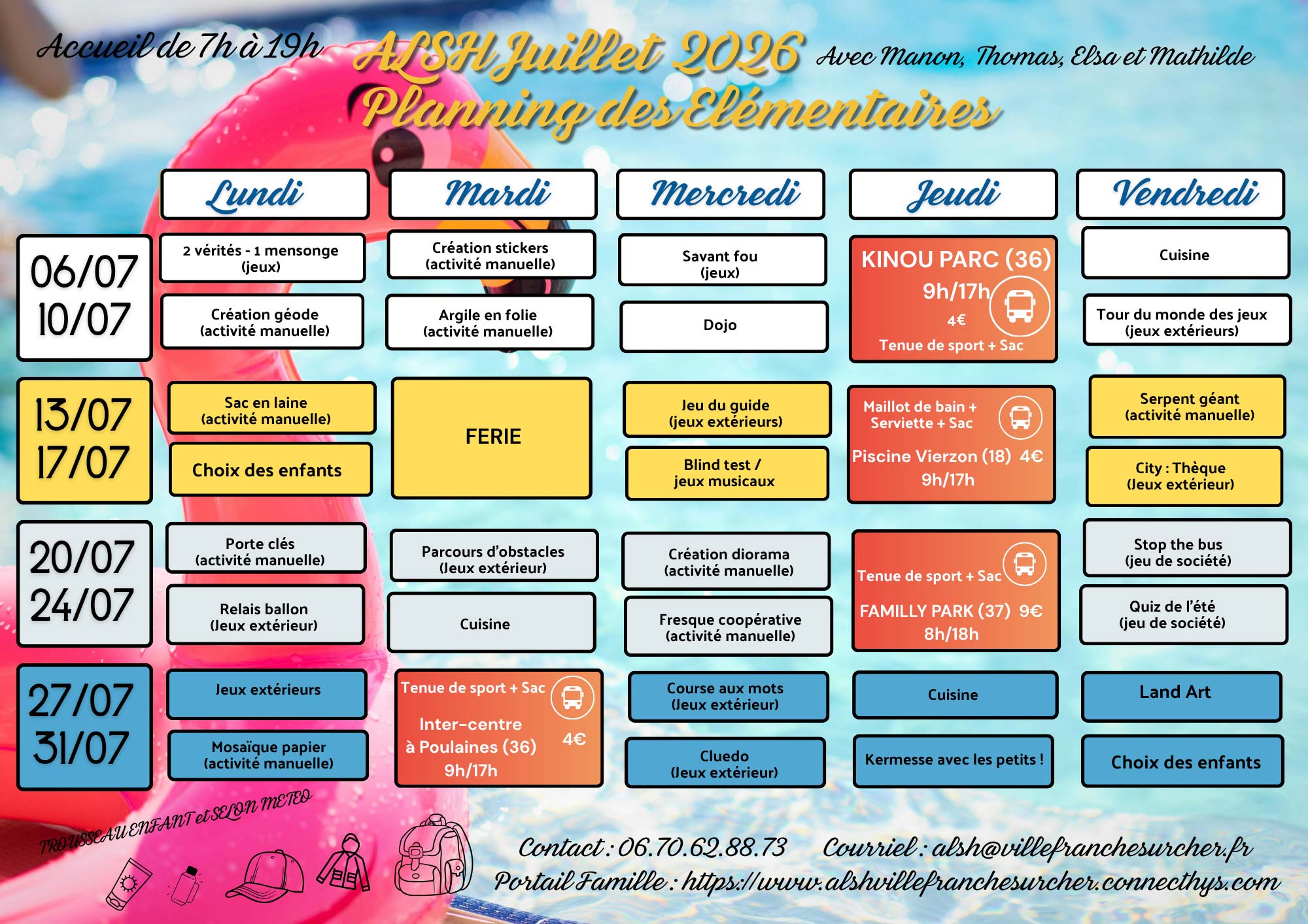 Brochure elementaires juillet 2026