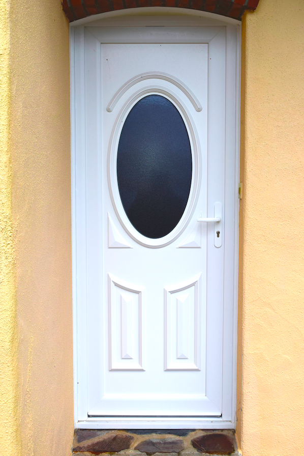 porte d'entée pvc, porte d'entrée vitrée