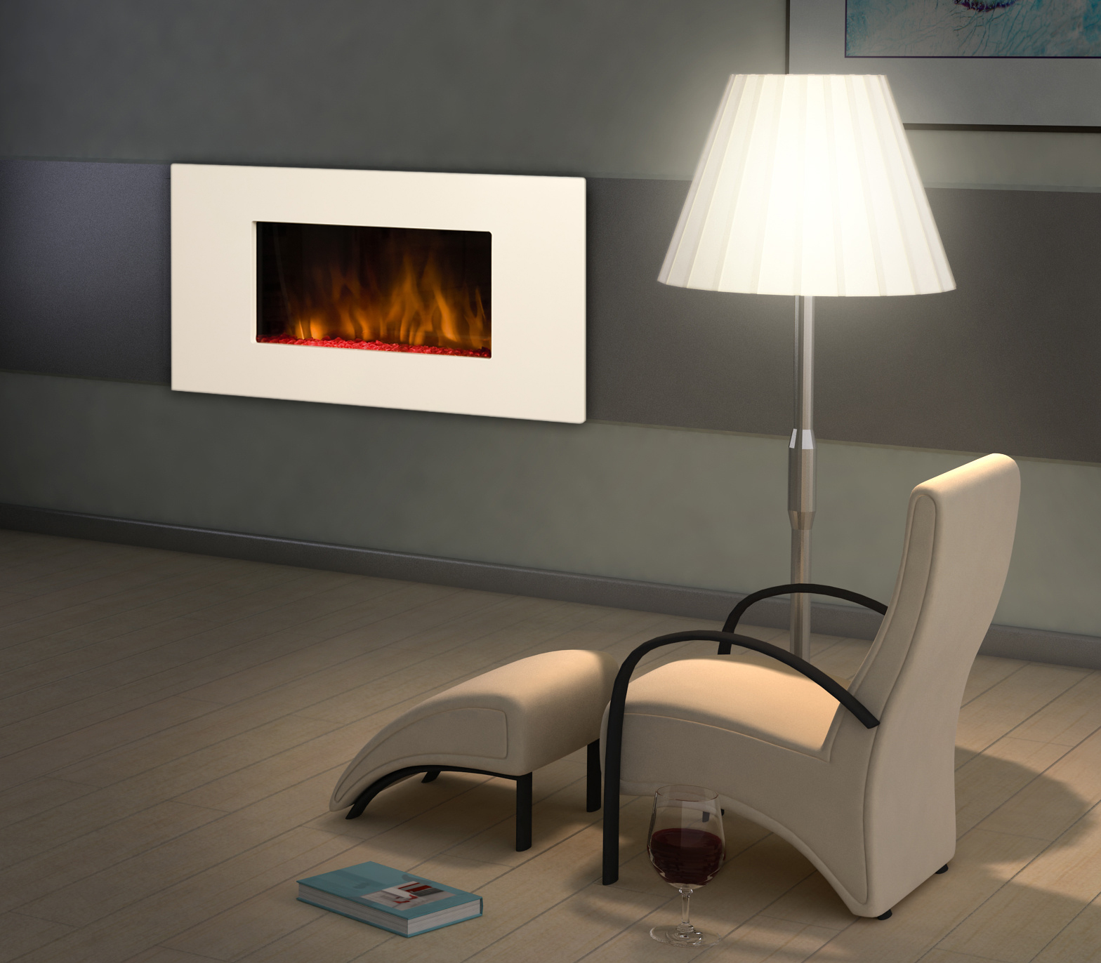White loft en situation Chemin Arte