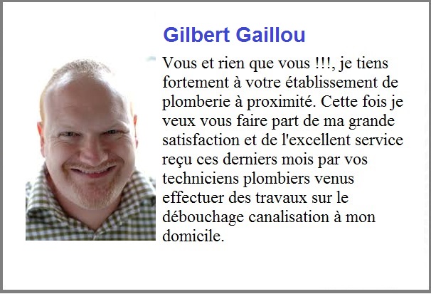 Les avis du plombier garges les gonesse