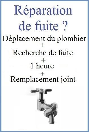Réparation fuite d'eau Le Blanc-Mesnil