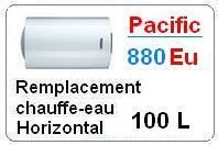 Remplacement chauffe eau pacific 100 Litres horizontal