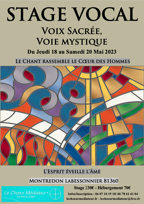 Stage vocal voix sacre e voie mystique 2023