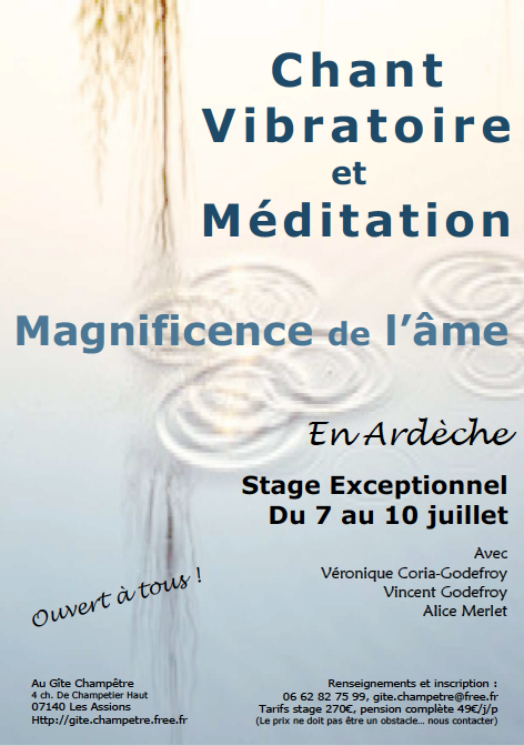 Affiche chant vibratoire 3