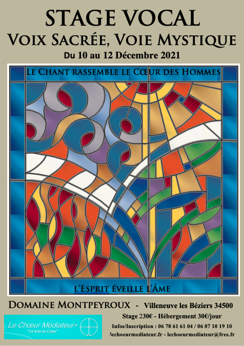 Stage voix sacre e voie mystique 2021
