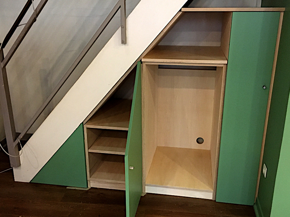 Fixart placard sous escalier