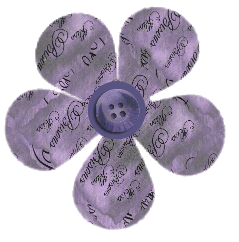 Fleur bouton violet 100510 tissus tissu