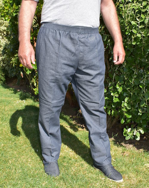 Pantalon taille lastiqu e homme g