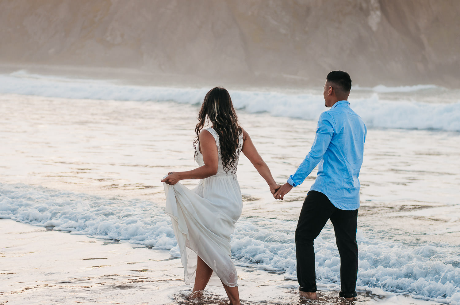 Sesion pareja atardecer playa 11