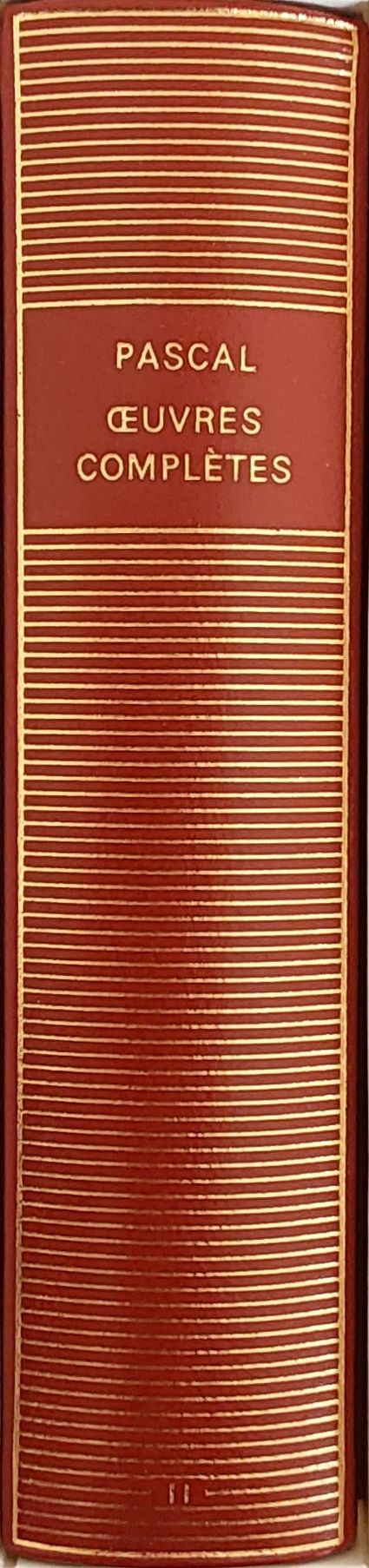 Volume 462 de Pascal dans la Bibliothèque de la Pléiade.
