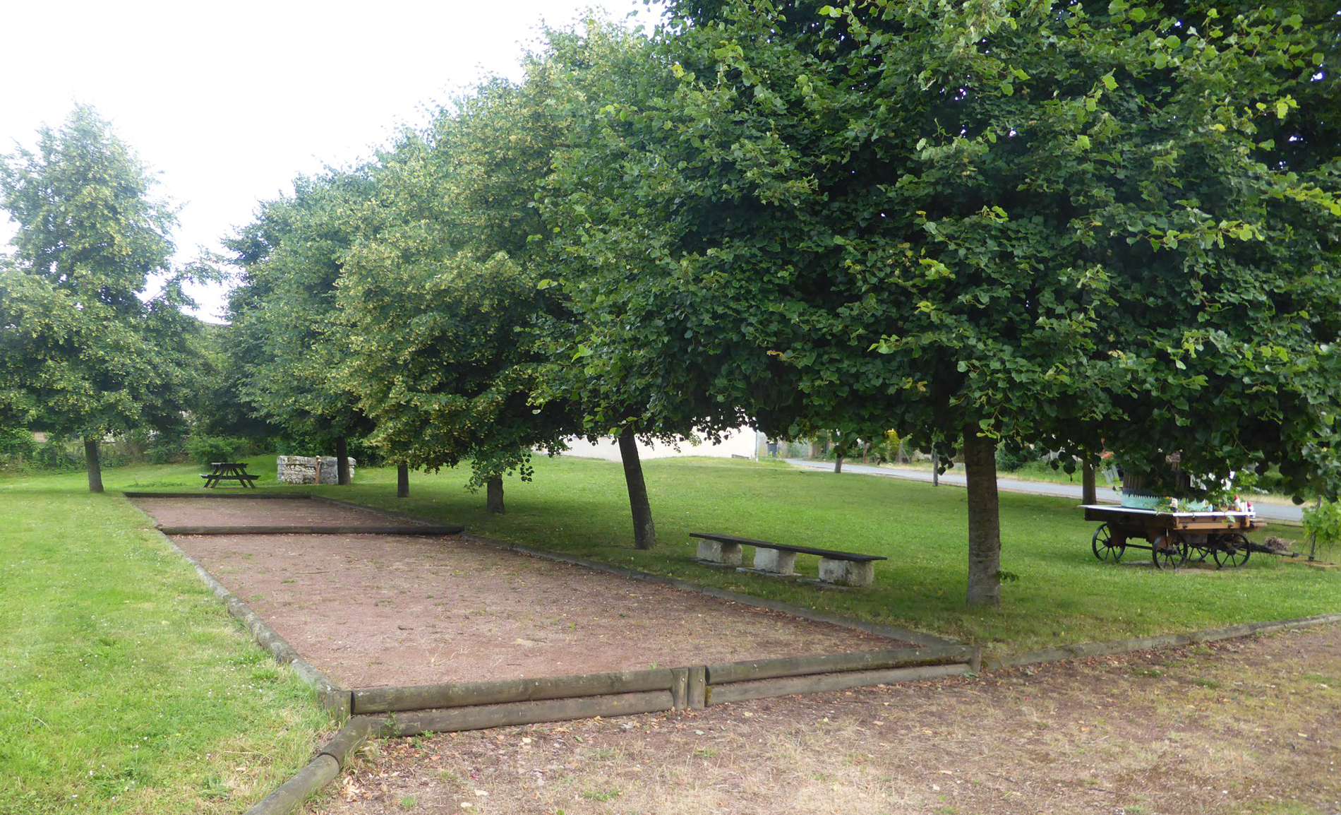 Banniere terrains de petanque a chambon