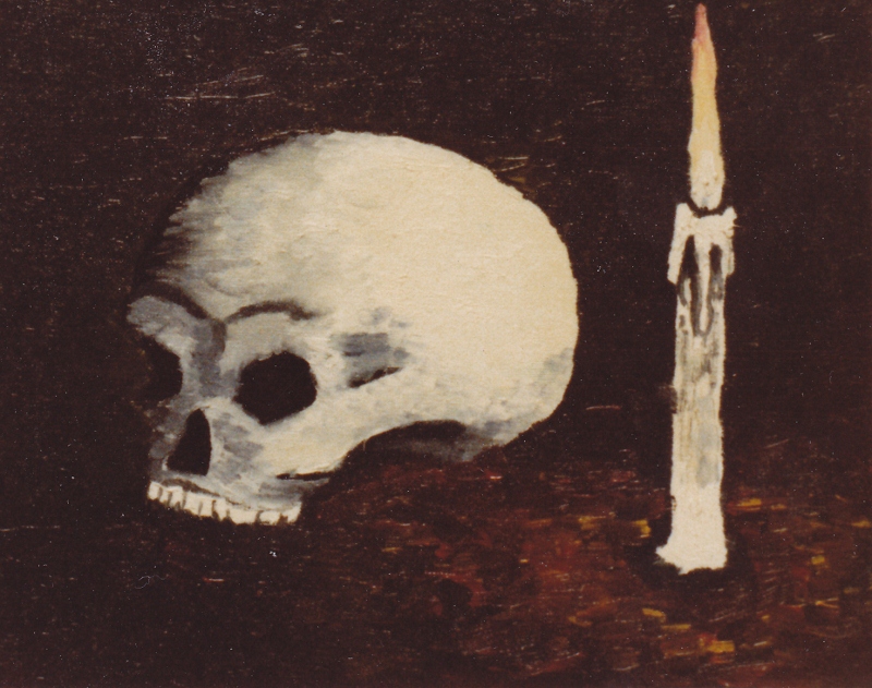 1976 02 6F la tete de mort a la bougie a 800x631 