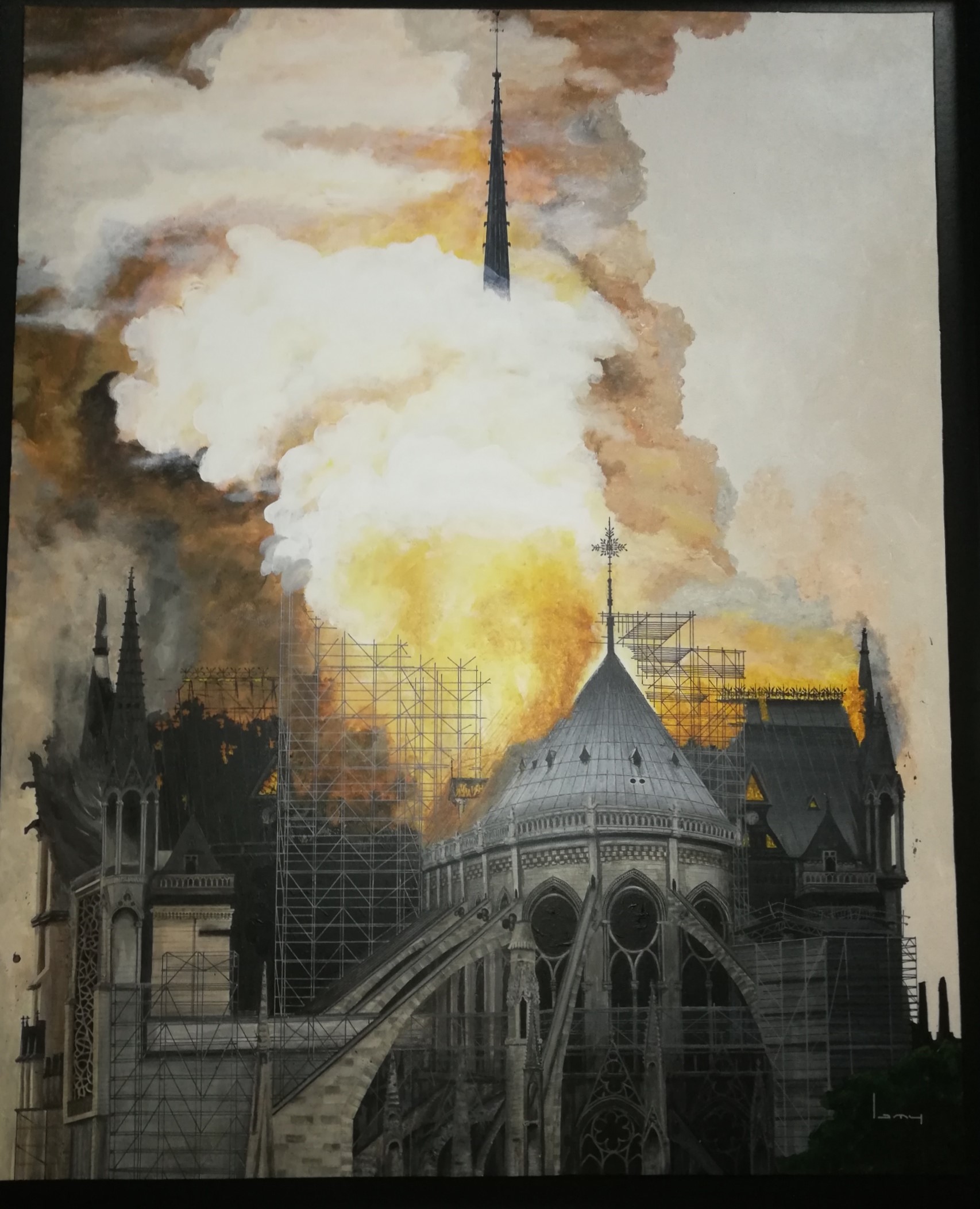 Notre dame 80x100 2020