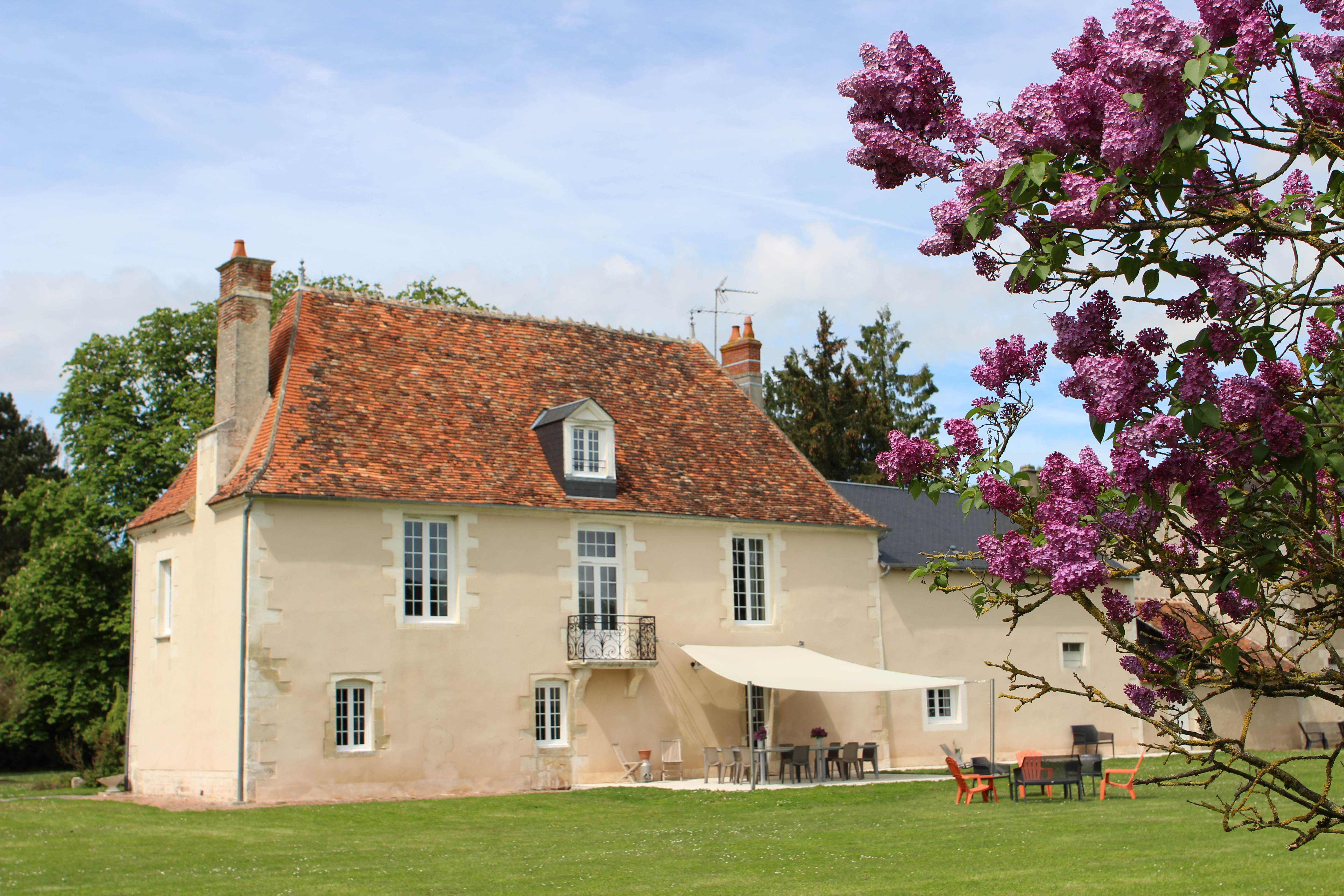 Exterieur gite de villenoue parc