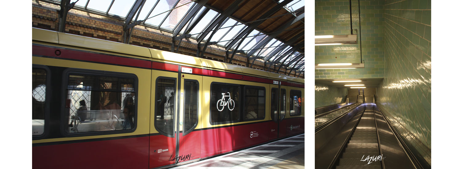 Photographie train metro berlin lazuri