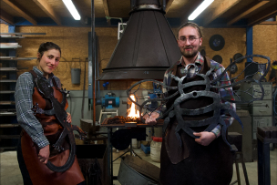 Gersande SAVEL et Baptiste ROSSET - Ferronniers  d'Arts à HUMBLIGNY