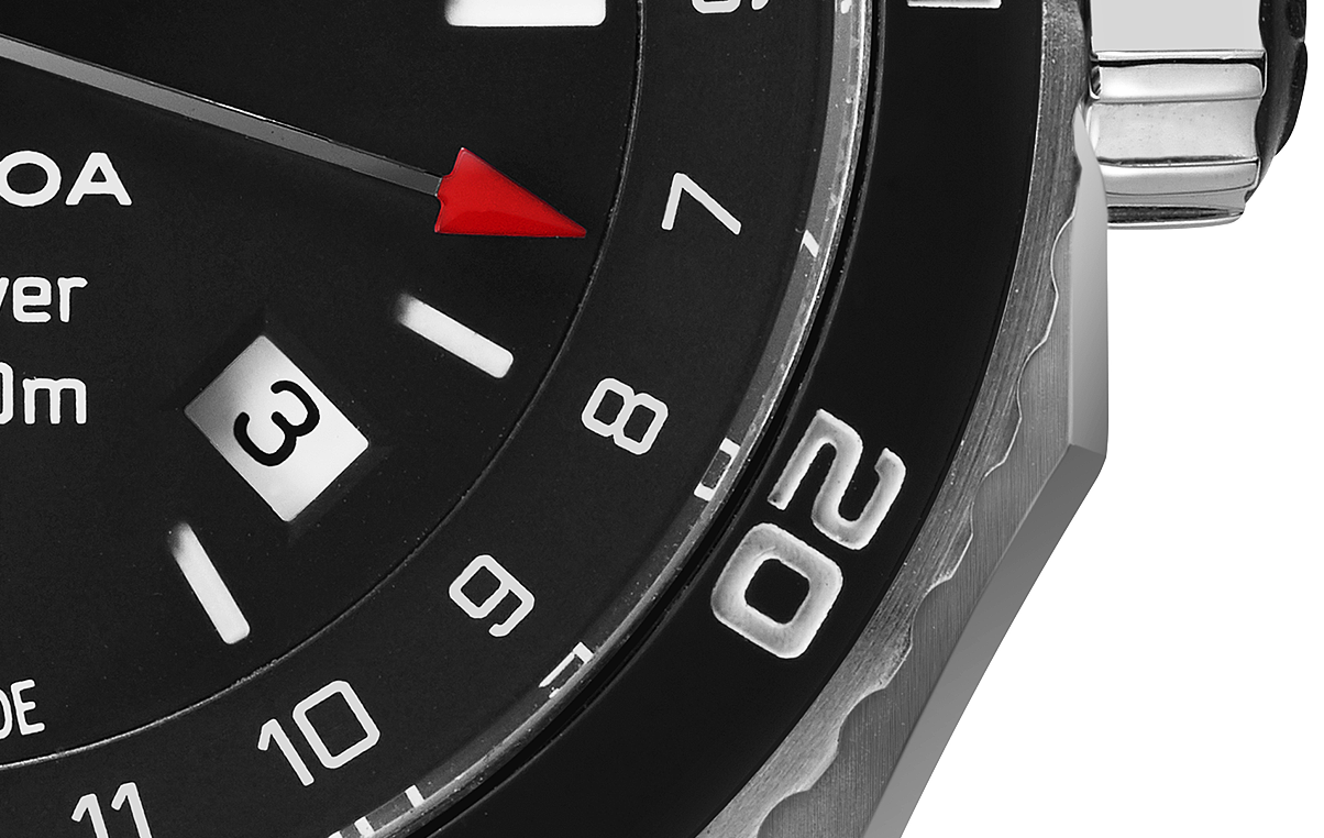 ©Springer&Fersen 2019 - Rangiroa World Diver - Fenua Black - RWD201944S1BLK3 - Time zone indicator detail