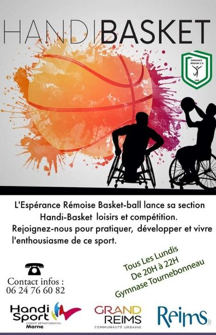 L'Esperance Rémoise lance sa section Handi-Basket