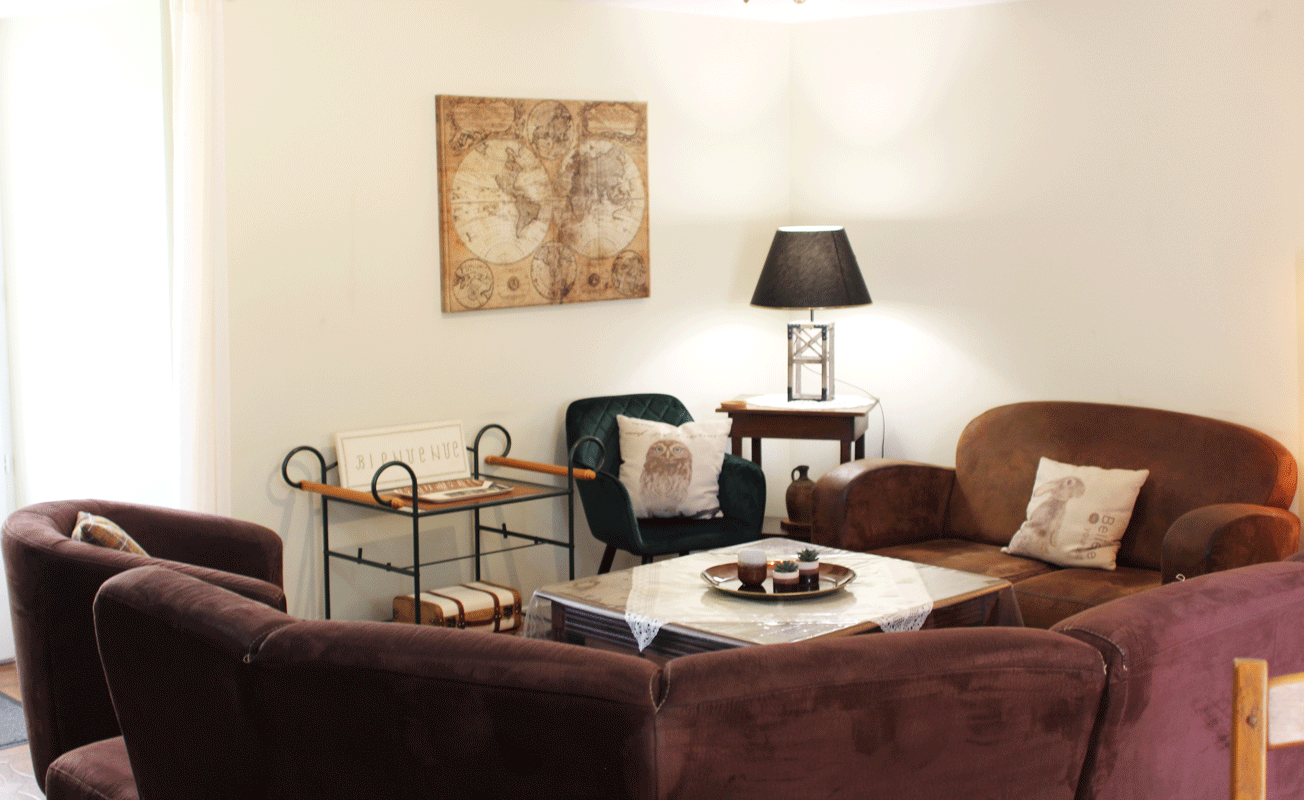 Gite de villenoue salon rdc