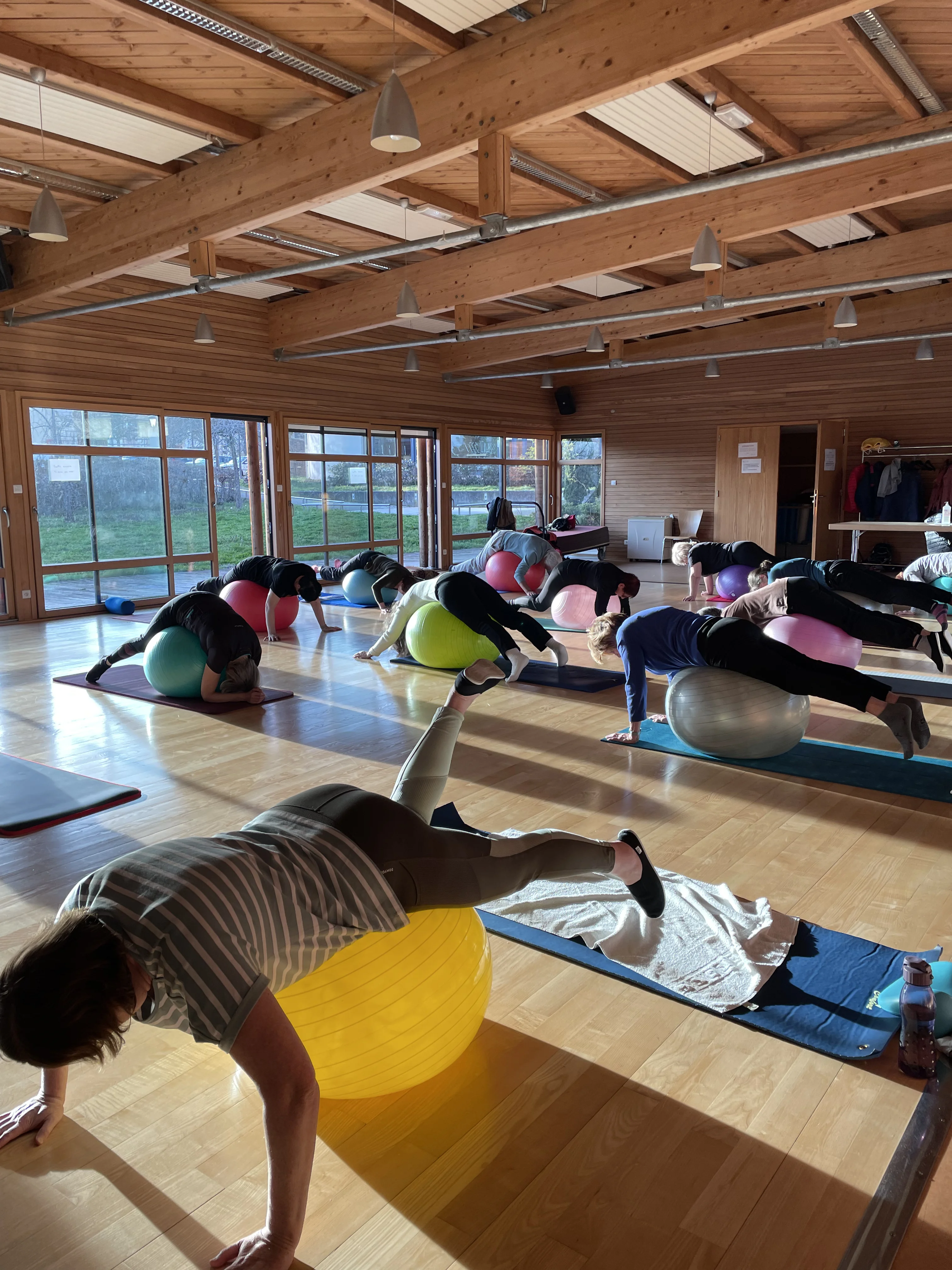 Pilates fascia swissball nancy