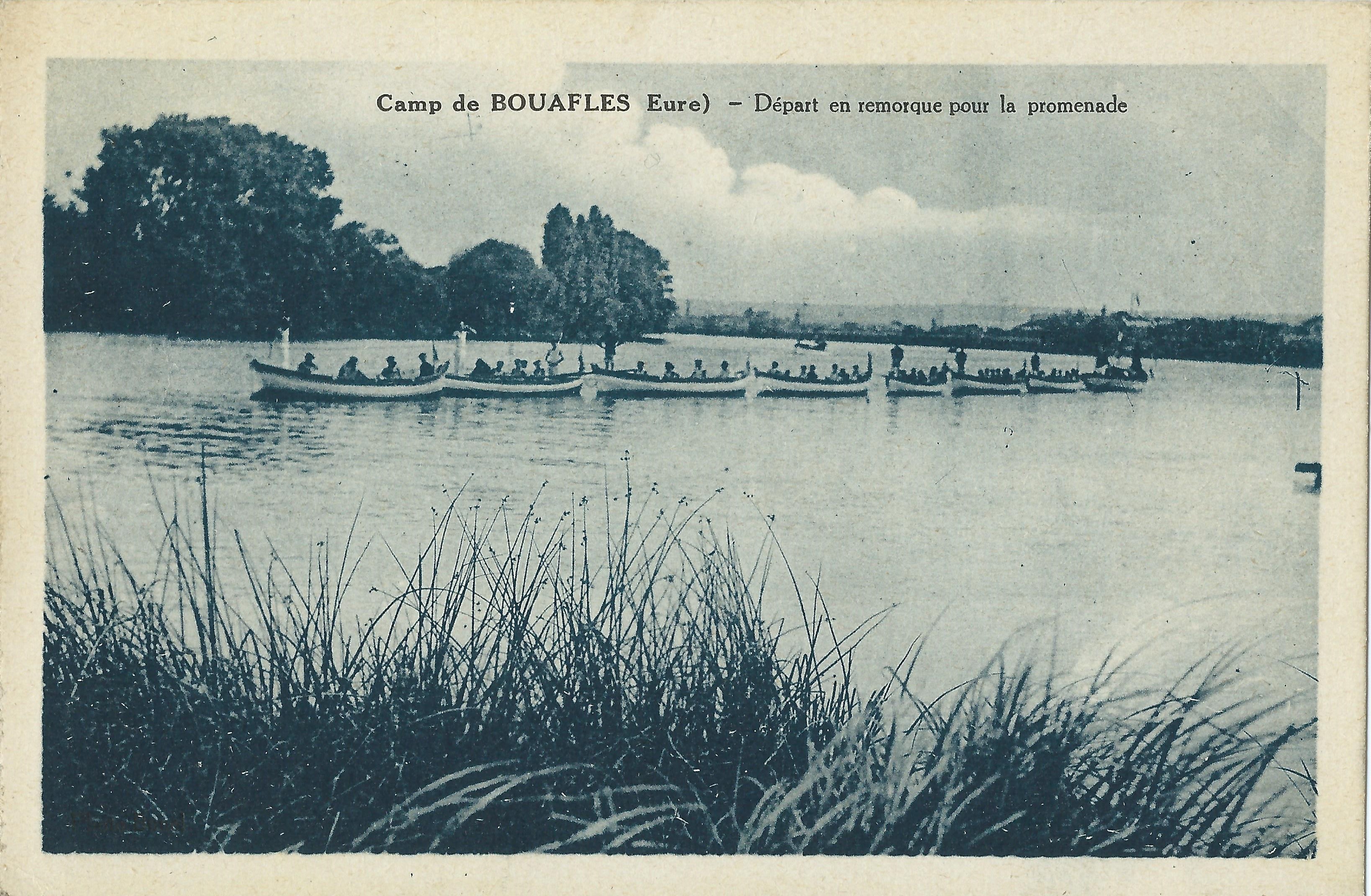 Camp des pilotins depart en remorque pour la promenade 1923