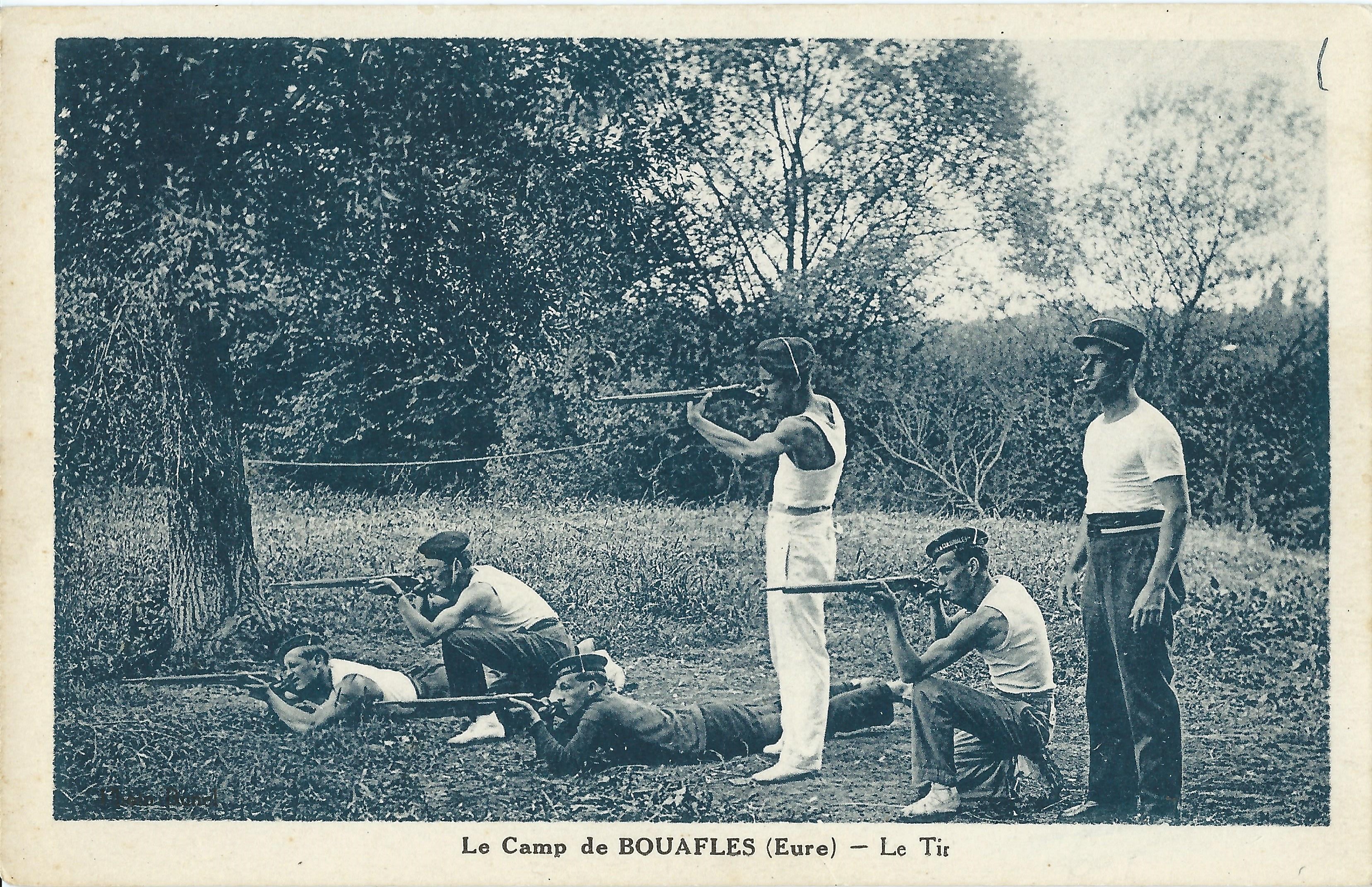 Camp des pilotins le tir 1923