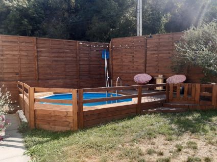 Habillage piscine et terrasse en bois 3 