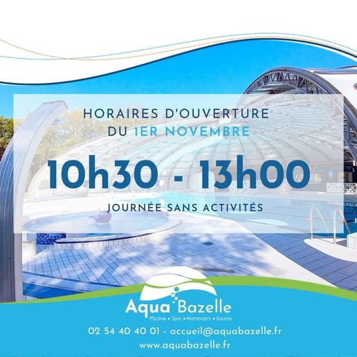 Horaires du 01/11/2021