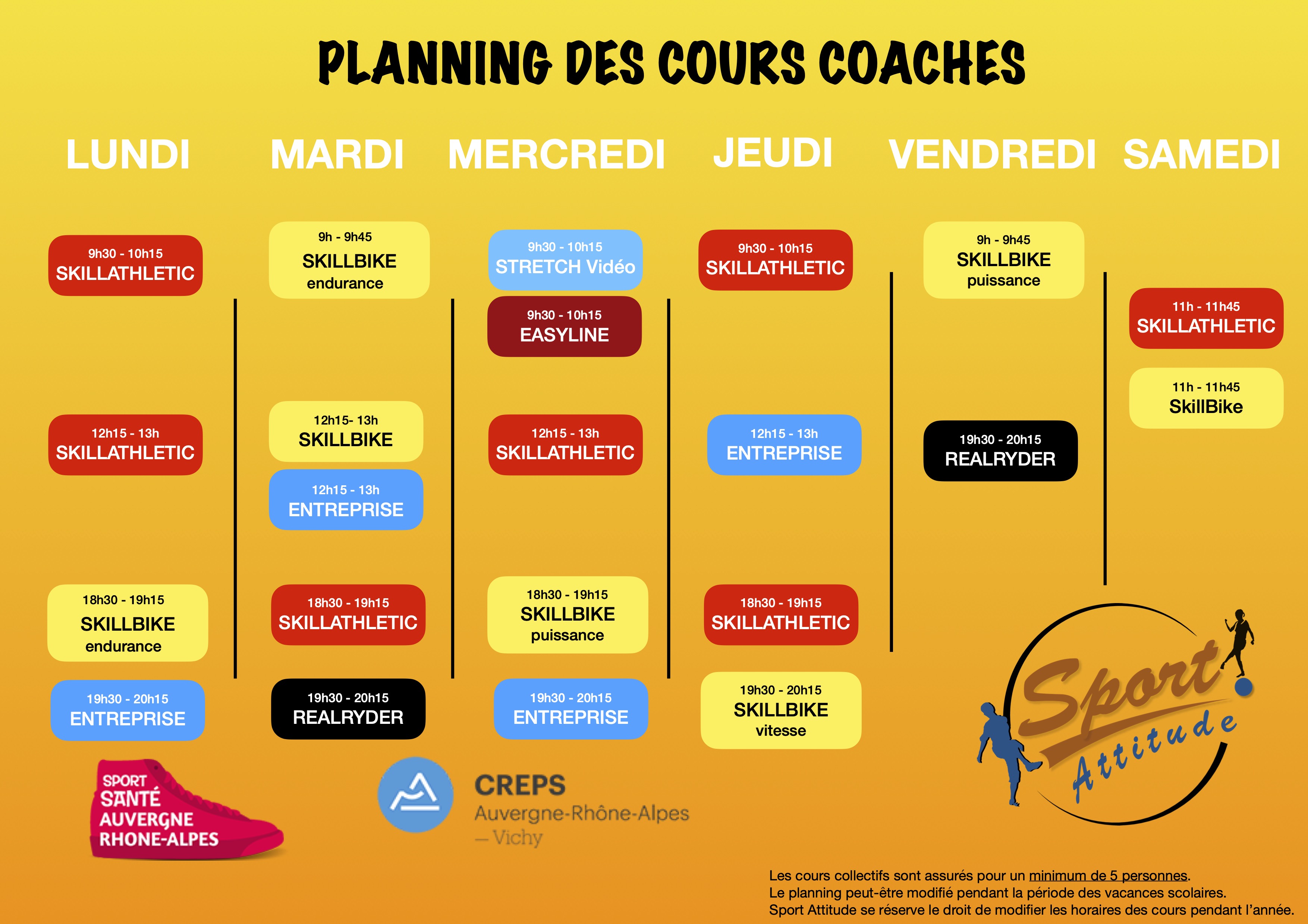 ESPACE REMISE EN FORME :
FITNESS - ZUMBA - LES MILLS - BODY PUMP  - BODY COMBAT - BODY BALANCE  - PILATES - MUSCULATION - CIRCUIT EASY LINE - CARDIO TRAINING - COACHING PERSONNEL - PROGRAMME PERSONNALISÉ (GRATUIT) - SWISS BALL - CROSS TRAINING - REALRYDER (VÉLO INDOOR NOUVELLE GÉNÉRATION) SOPHROLOGIE - PILATES YOGA - CROSSFIT - Crossfit - musculation - cardio - cardio training - coach - individuel - cross training - crosstraining - fitness - cours - séance - crossfit - CROSSFIT - Crossfit Aurillac - cardio - cardio training - muscu aurillac - pilates - sophro - sophro aurillac

ESPACE LOISIRS :
FUTSAL 4.4 ET FUTSAL 3.3 - BADMINTON - foot en salle - Foot en salle aurillac - badminton - bad aurillac - bad
DANSES - MODERN'JAZZ  - ZUMBA DANSE

ESPACE ENFANTS:
ZUMBA KIDS - GYM KIDS - MODERN'JAZZ - CROSSTRAINING KIDS

ÉVÈNEMENTS :
ANNIVERSAIRE - ENTERREMENT VIE DE JEUNE FILLE ET GARÇON

ESPACE DÉTENTE ET RESTAURATION RAPIDE
Crosstraining, Crosstraining aurillac, Zumba, Zumba kids, Modern’jazz, danse, danse aurillac, restauration, restauration rapide, snack, club-house, club house, club-house aurillac, soccer, soccer five, mills, rpm, RealRyder, body attack, body combat, body balance, body pump, body step, body jam, body balance, bodyattack, bodycombat, bodybalance, bodypump, bodystep, bodyjam, bodybalance, pilate, pilate aurillac, Pilate, yoga, Yoga, yoga aurillac, taï-chi, squash, Padel, squash aurillac, Padel aurillac,

SPORT SANTE, sport sante, Sport Sante, SPORT SANTé, sport santé, Sport Santé, maison sport santé, prescription, médecin, individuel, diabètes, Diabète, insuffisance cardiaque ,cardiaque, Cardiaque, AVC, diabète type 2,; métabolisme, chronique, maladie chronique, cancer, Cancer, cancer du sein, Cancer du Sein, cancer du colomb, CANCER, CANCER DU COLOMB, infarctus, infractus, coeur, Couer, maladie, Maladie, obésité, Obésité, OBESITE, morbide, BPCO, sport, santé, SANTE, diabétique, Diabétique, oncologie, Oncologie
