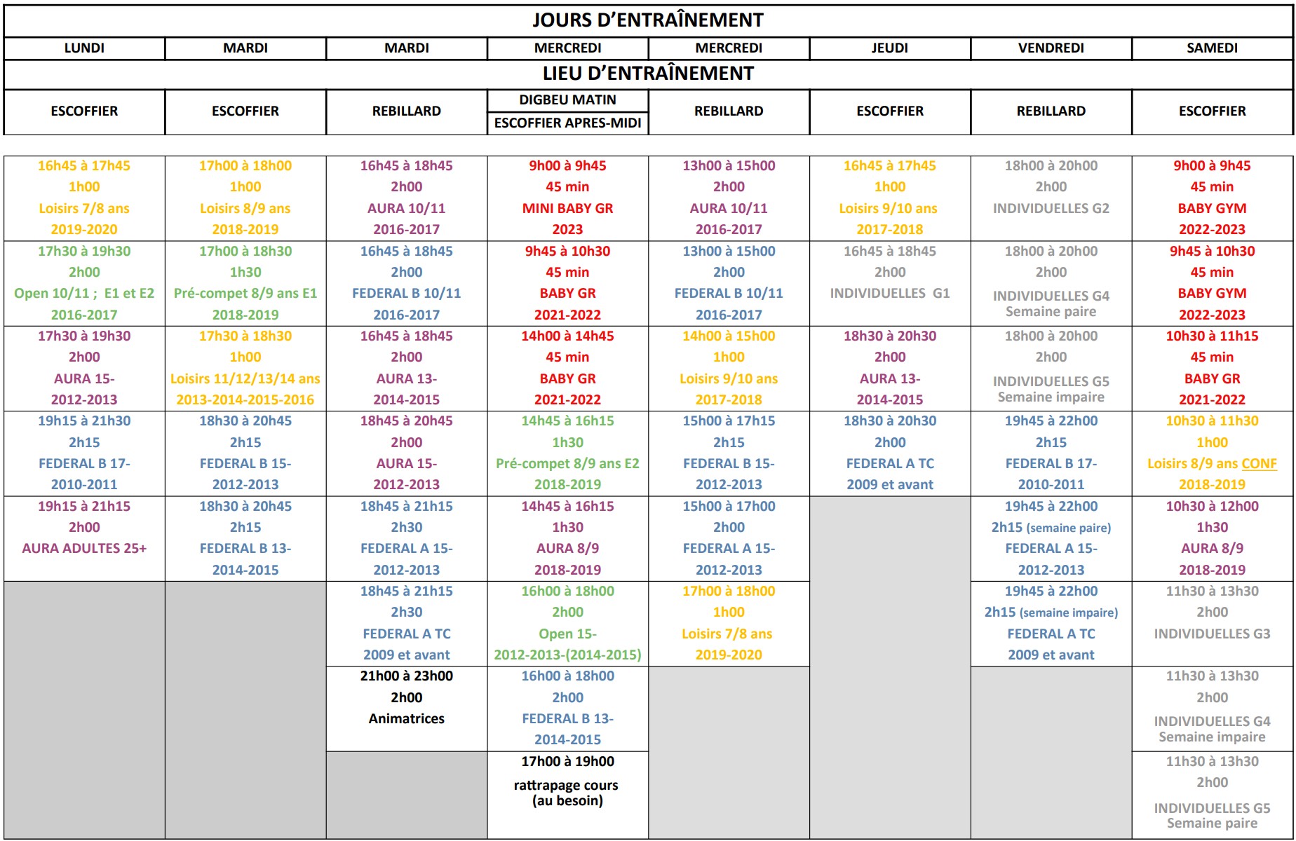 PlanningEntrainements2026-2027