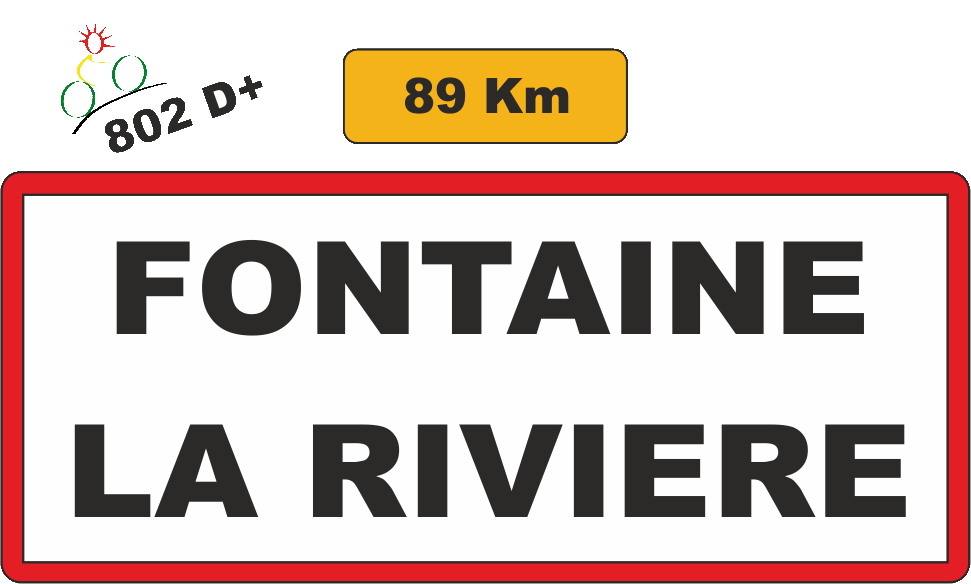 Plaque fontaine la riviere
