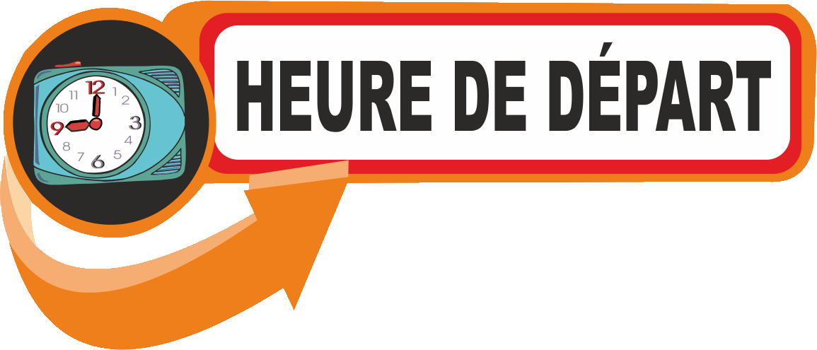 Heure de depart 9h