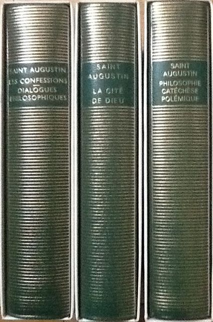 Volumes 448, 468, 483 de Saint Augustin dans la Pléiade.