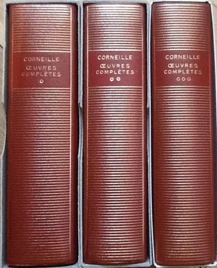 Volumes 19, 20 et 340 de Corneille dans la Pléiade.