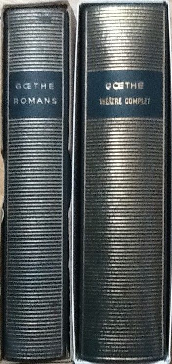 Volumes 63 et 103 de Goethe dans la Pléiade.