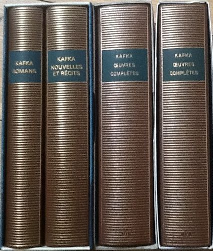Volumes 264, 282, 316 et 353 de Kafka dans la Pléiade.