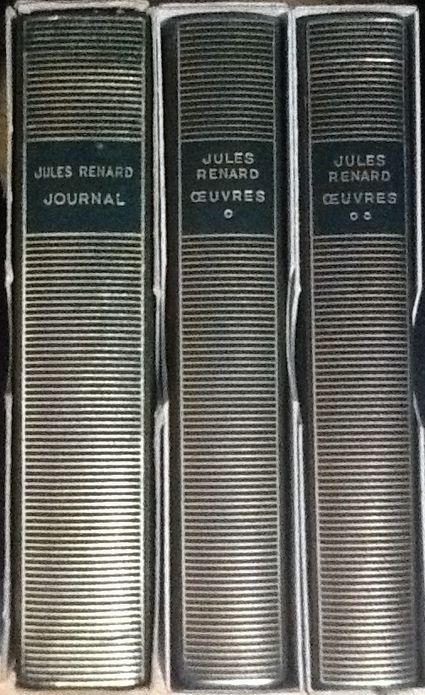 Volumes 145, 22 et 225 de Renard dans la Pléiade.