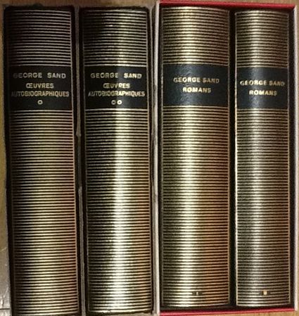 Volumes 215, 227, 644 et 645 de Sand dans la Pléiade.