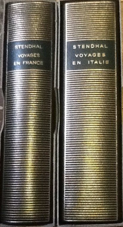 Volumes 249 et 386 de Stendhal dans la Pléiade.