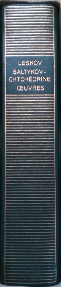Volume 192 de Leskov et Saltykov dans la Pléiade