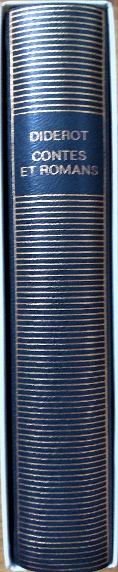 Volume 25 de Diderot dans la Bibliothèque de la Pleiade.