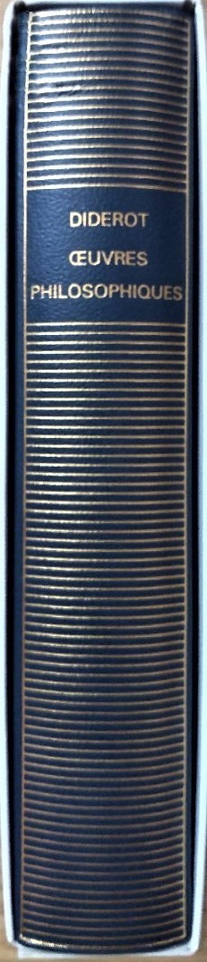 Volume 565 de Diderot dans la Bibliothèque de la Pléiade.