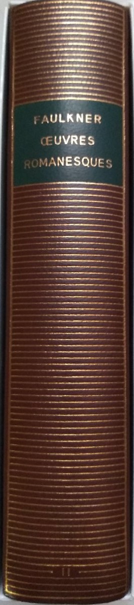 Volume 417 de Faulkner dans la Bibliothèque de la Pléiade