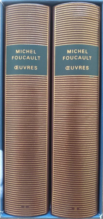 Volumes 607 et 608 de Michel Foucault dans la Bibliothèque de la Pléiade