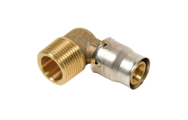 Mcxcm coude male alpex plus laiton multicouche