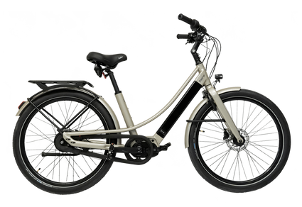 Velo-electrique-gris-champagne-Reine-bike