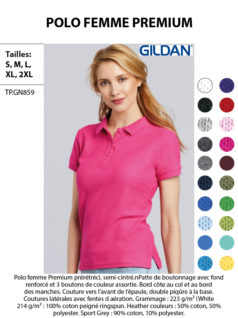 Polo-femme-premium
