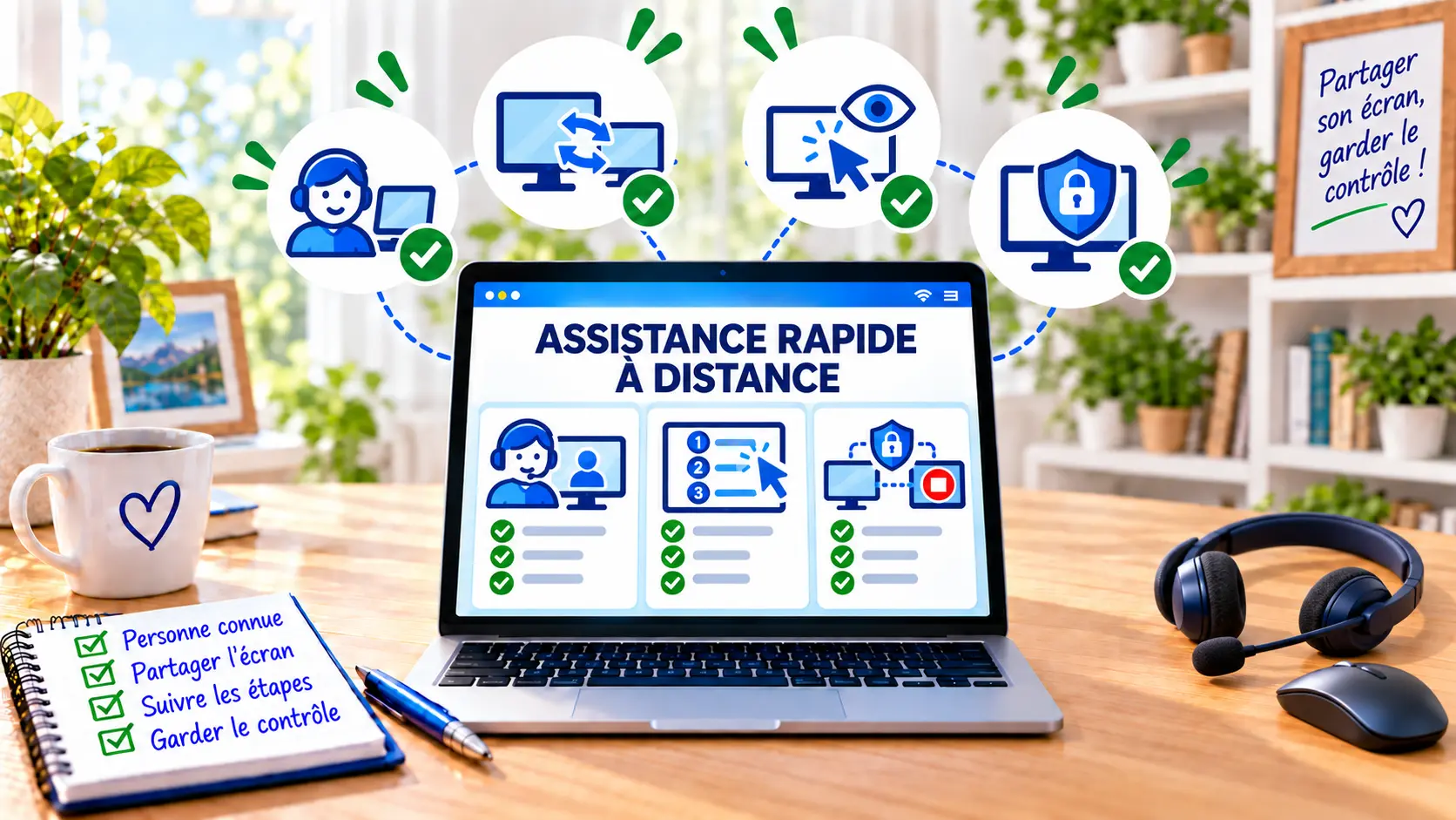 Assistance rapide à distance