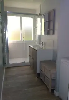 rénovation complète d'une salle de bain à Vertou